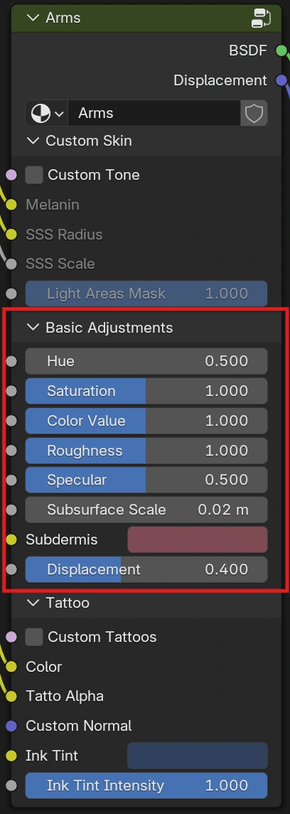 Basic Adjustments