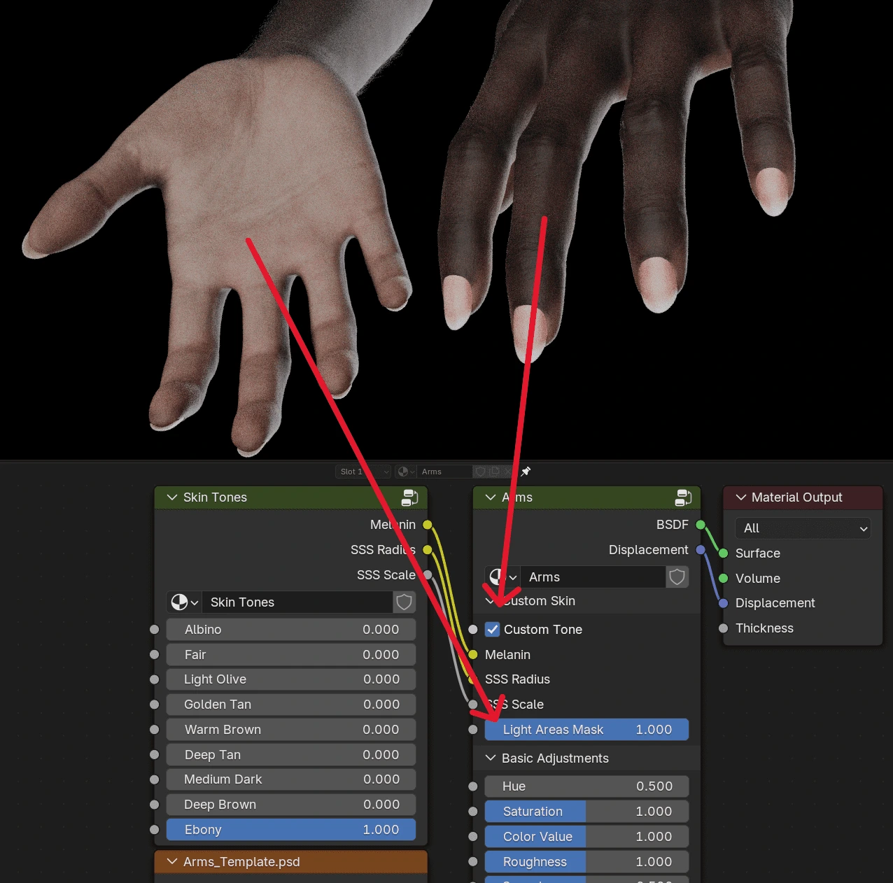 Custom Skin Tone