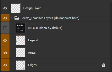 Photoshop layer structure