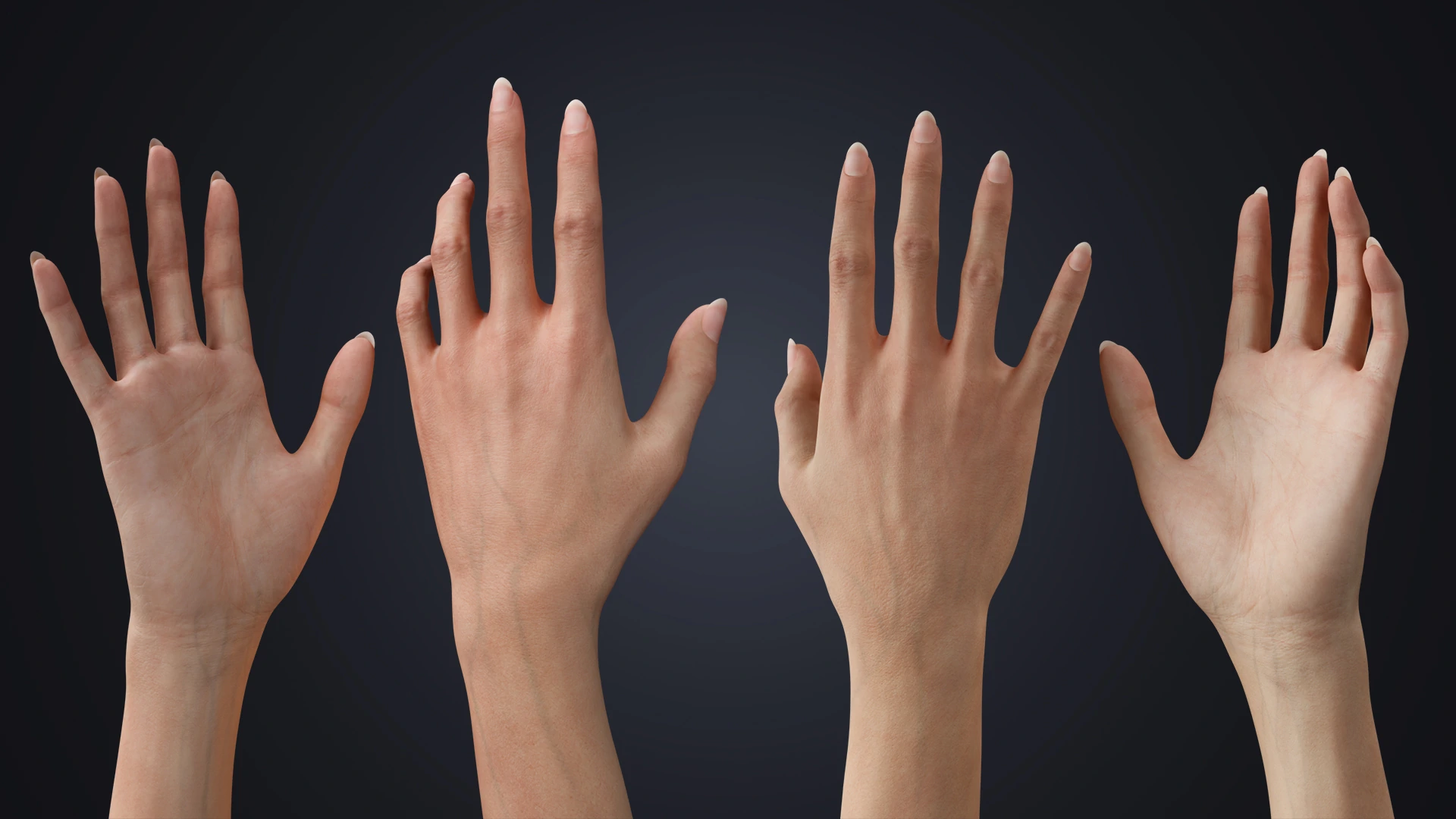 OMNIA Female Arms Real-Time 360 view – optimized female arm 3D model Blender