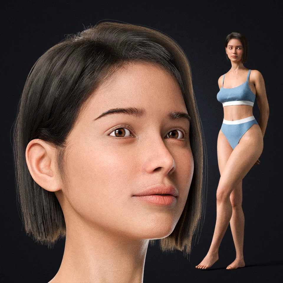 Natalia Realistic Female 3D Character Rig Cinematic Edition for Blender