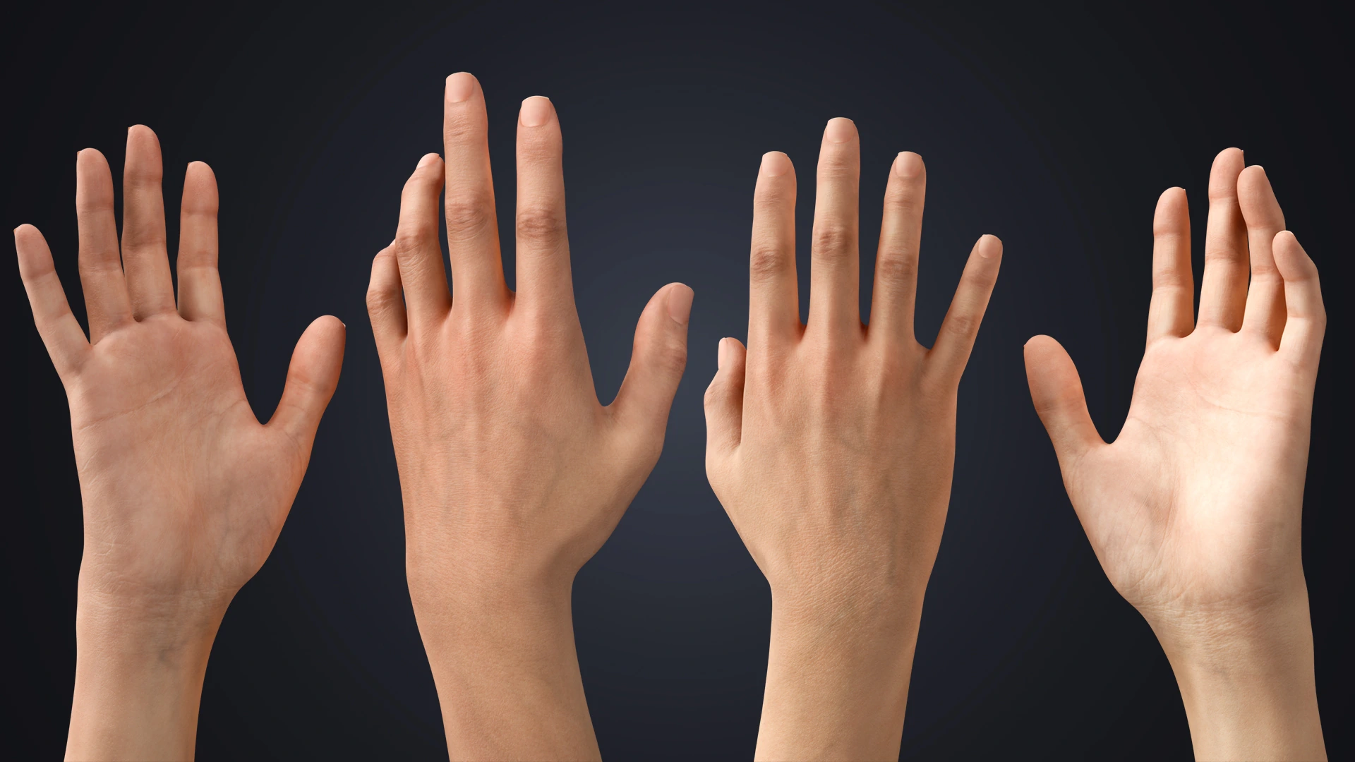 OMNIA Neutral Arms Real-Time 360 view – optimized neutral arm 3D model Blender