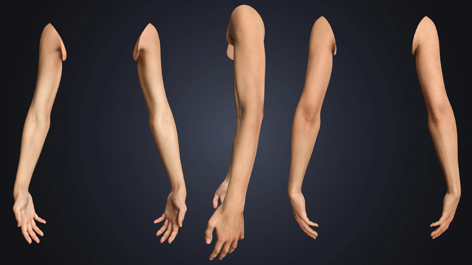 OMNIA Neutral Arms Real-Time relaxed pose – game-ready neutral arm rig Blender