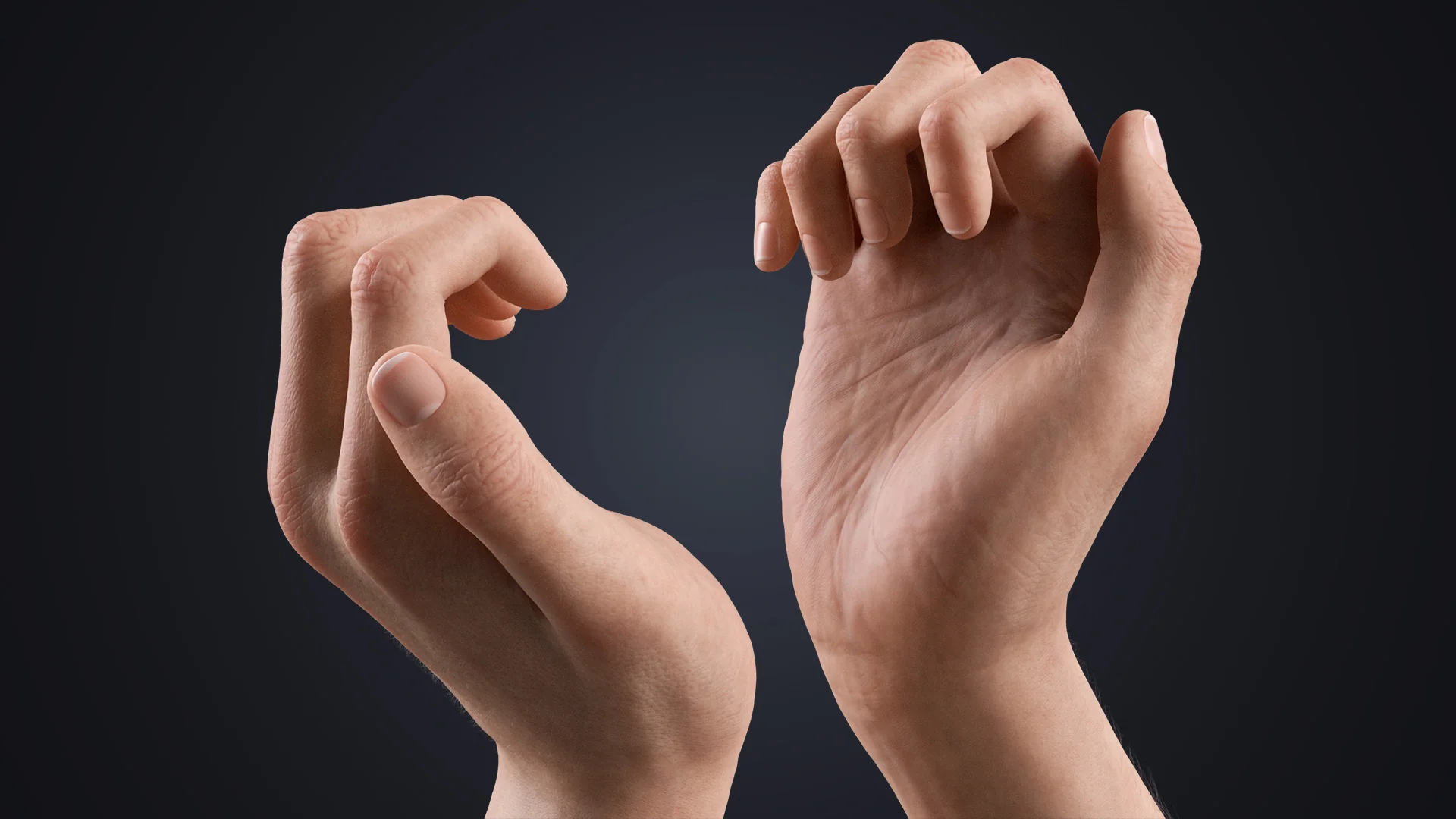 V-ARM 05 neutral hand pose – versatile realistic arm model for Blender